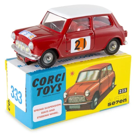 333 RAC International Rally BMC Mini Cooper ‘S’ - Corgi CD54321047