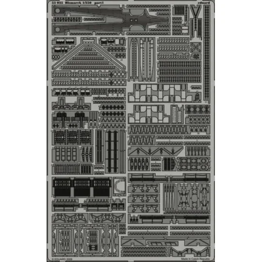 Bismarck für Revell Bausatz, 1/350 - Eduard Accessories 53035 Bismarck für Revell Bausatz, 1/350 - Eduard Accessories 53035
