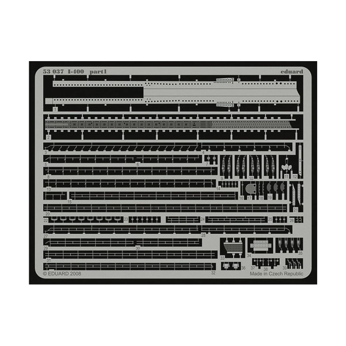 I-400 für Tamiya Bausatz, 1/350 - Eduard Accessories 53037 I-400 für Tamiya Bausatz, 1/350 - Eduard Accessories 53037