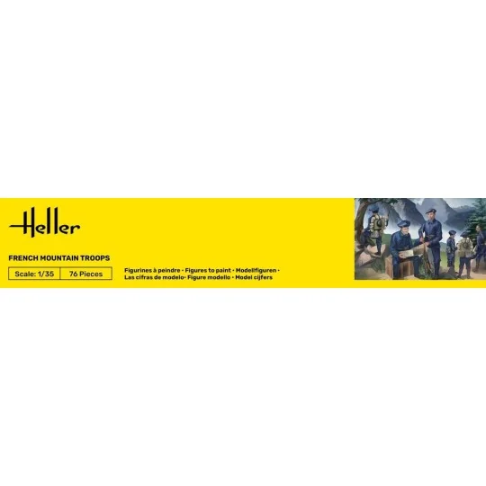 STARTER KIT French Mountain Troops - Heller 57223