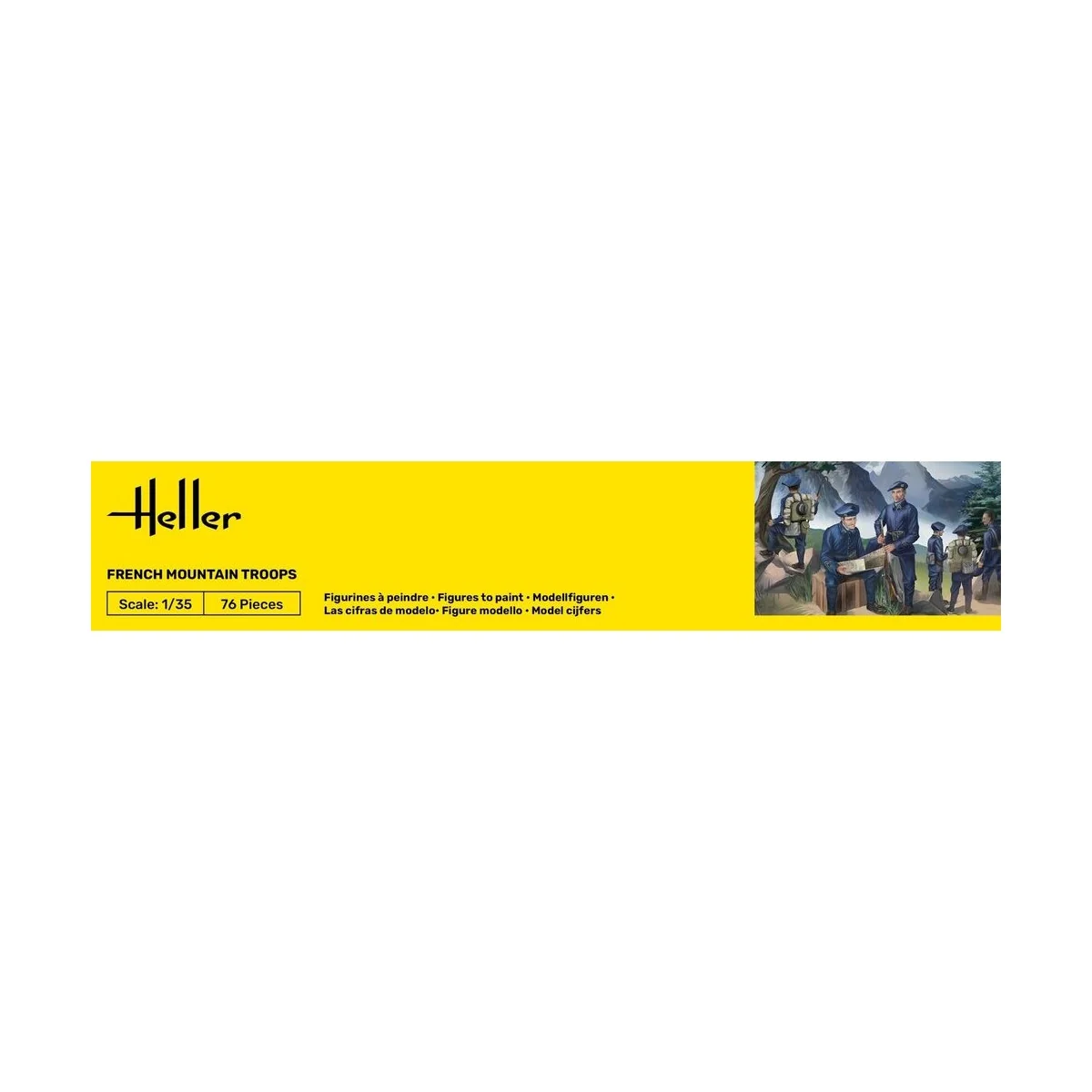 STARTER KIT French Mountain Troops, 1/35 - Heller 57223