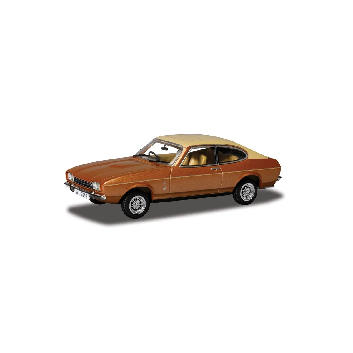 Ford Capri Mk2 3.0 Ghia - Saturn Gold, 1/43 - Corgi VA15406