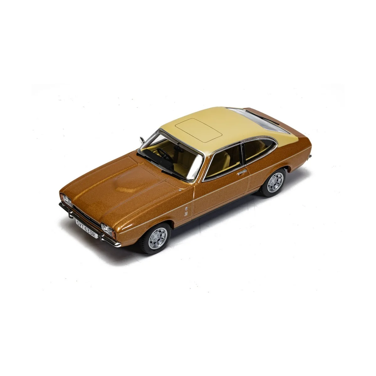 Ford Capri Mk2 3.0 Ghia - Saturn Gold, 1/43 - Corgi VA15406