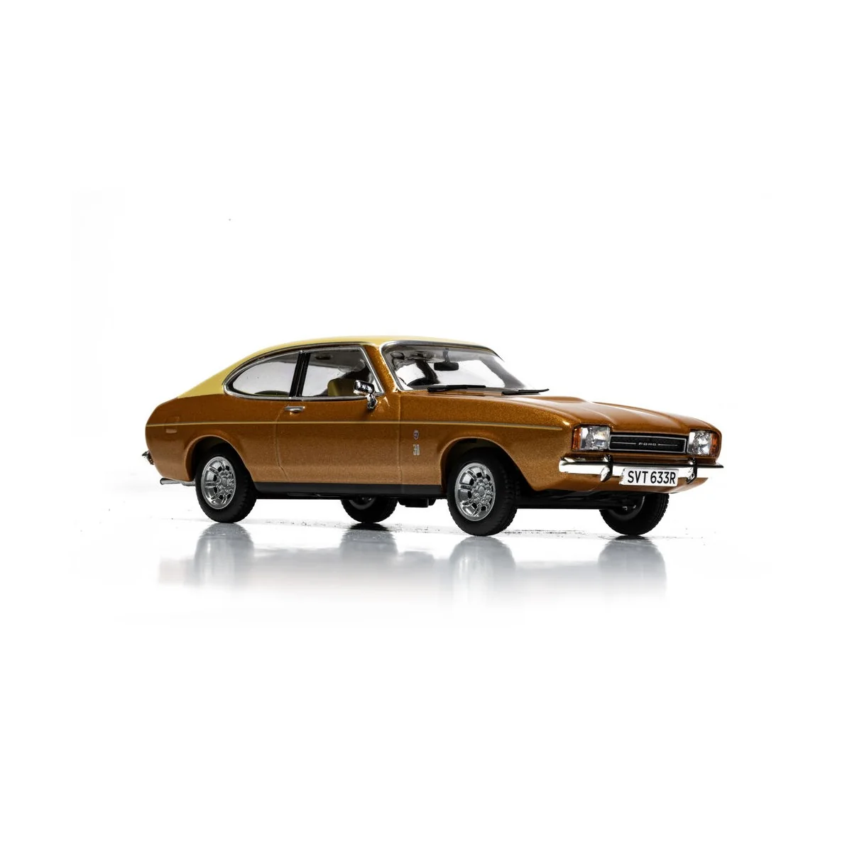 Ford Capri Mk2 3.0 Ghia - Saturn Gold, 1/43 - Corgi VA15406