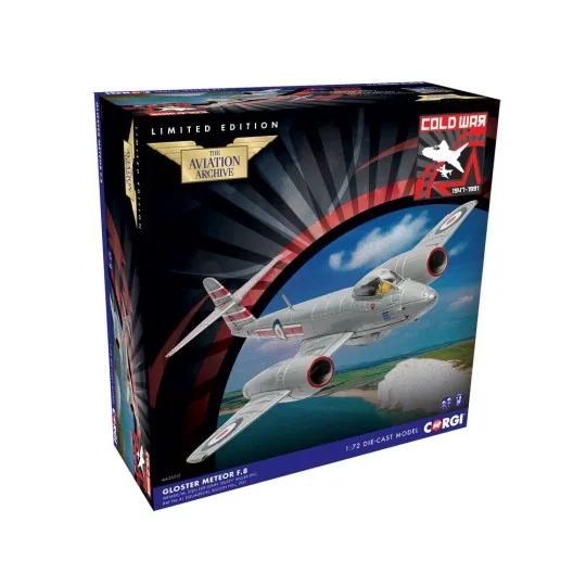 Gloster Meteor F.Mk.8. WH480 'M'. RAF Biggin Hill. 1953, 1/72 - Cor...
