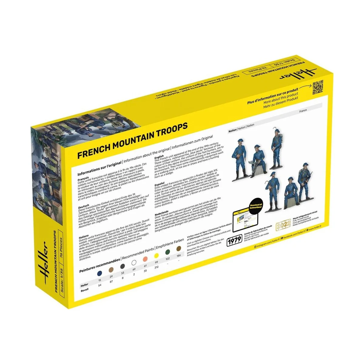 STARTER KIT French Mountain Troops - Heller 57223