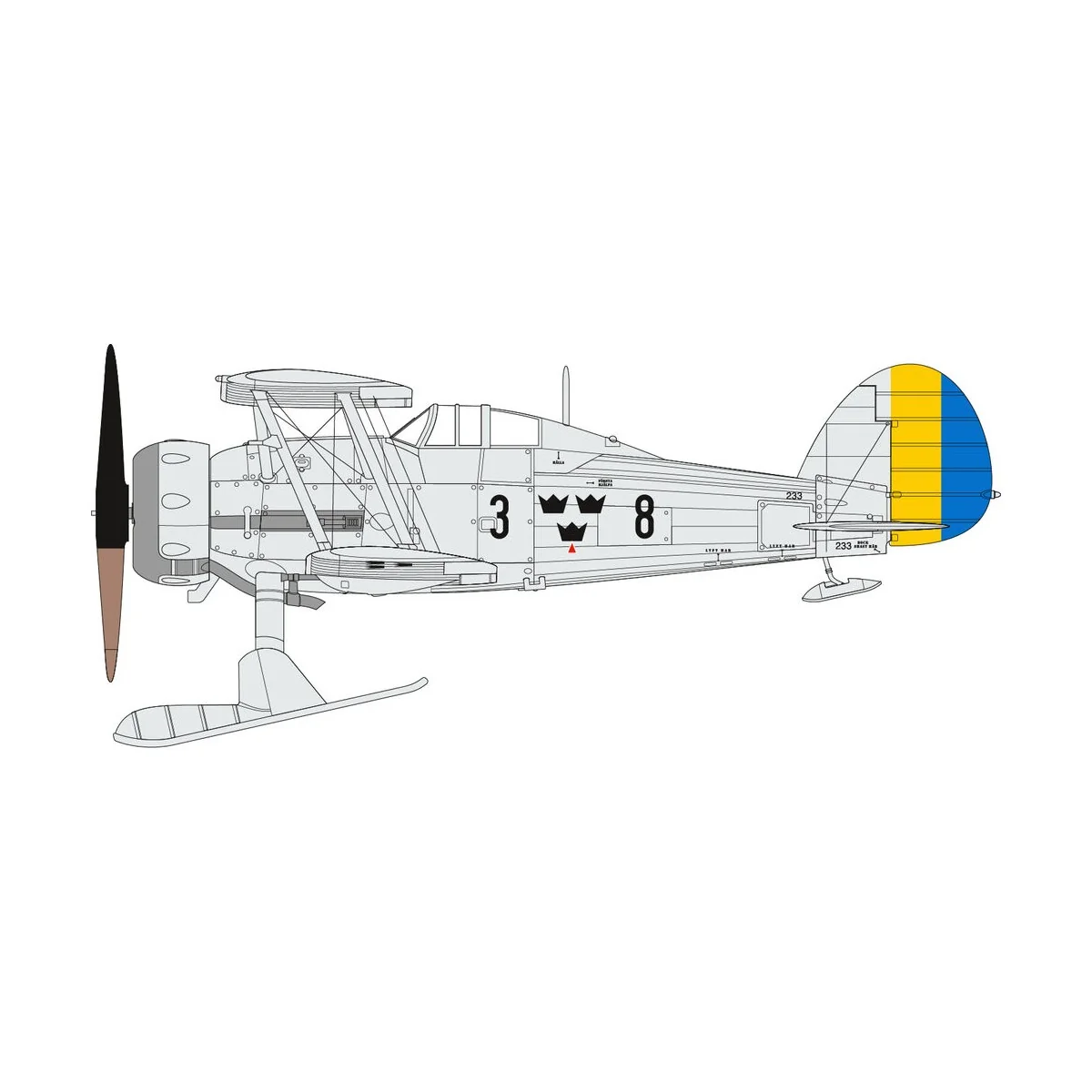 Swedish Air Force 100th Anniversary Set, 1/72 - Airfix A40004