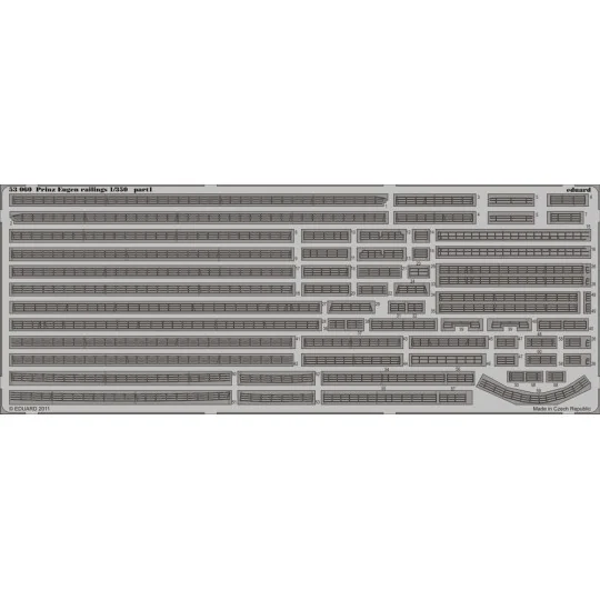 Prinz Eugen railings for Trumpeter, 1/350 - Eduard Accessories 53060 Prinz Eugen railings for Trumpeter, 1/350 - Eduard Accessories 53060