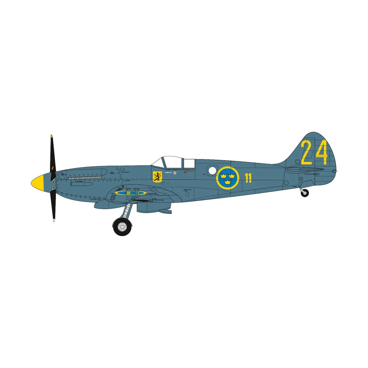 Swedish Air Force 100th Anniversary Set, 1/72 - Airfix A40004