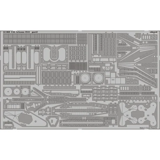 USS Arizona 1941 1/350 for Hobby Boss - Eduard Accessories 53069