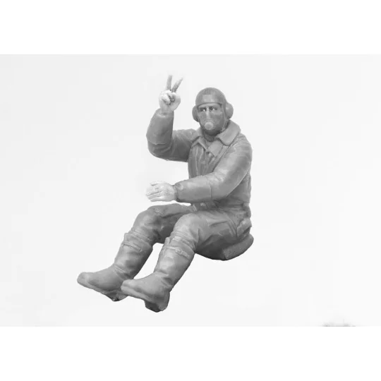 British Pilots (1939-1945)(3 figures), 1/32 - ICM 32105