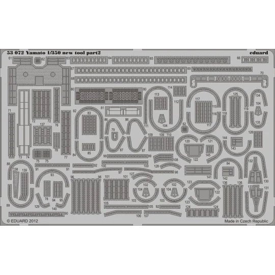Yamato 1/350 new tool for Tamiya 78025 - Eduard Accessories 53072