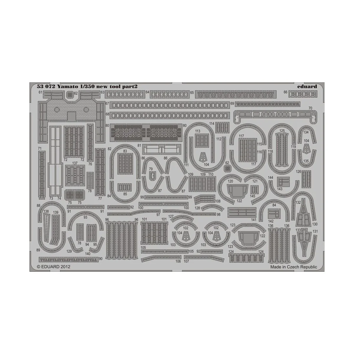 Yamato 1/350 new tool for Tamiya 78025 - Eduard Accessories 53072