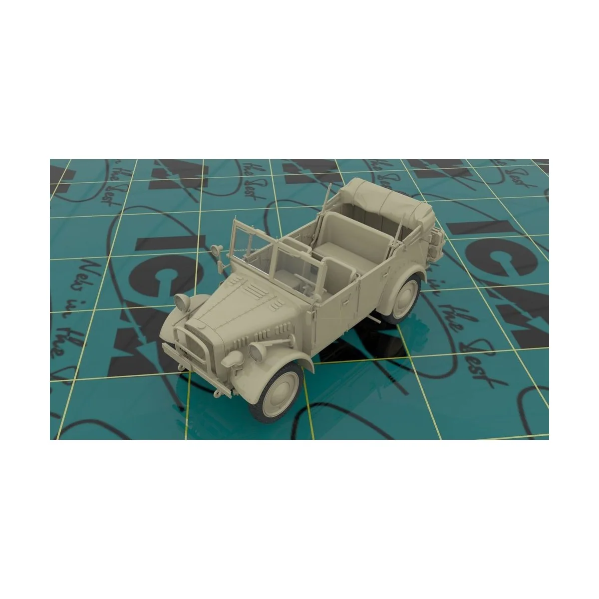 Wehrmacht Off-road Cars (Kfz1, Horch 108 Typ 40, L1500A), 1/35 - IC...