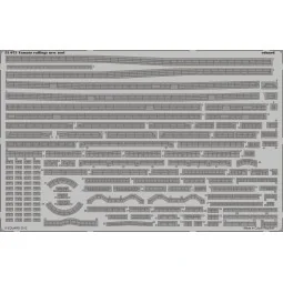 Yamato railings new tool for Tamiya78025 - Eduard Accessories 53073