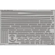 Yamato railings new tool for Tamiya78025 - Eduard Accessories 53073