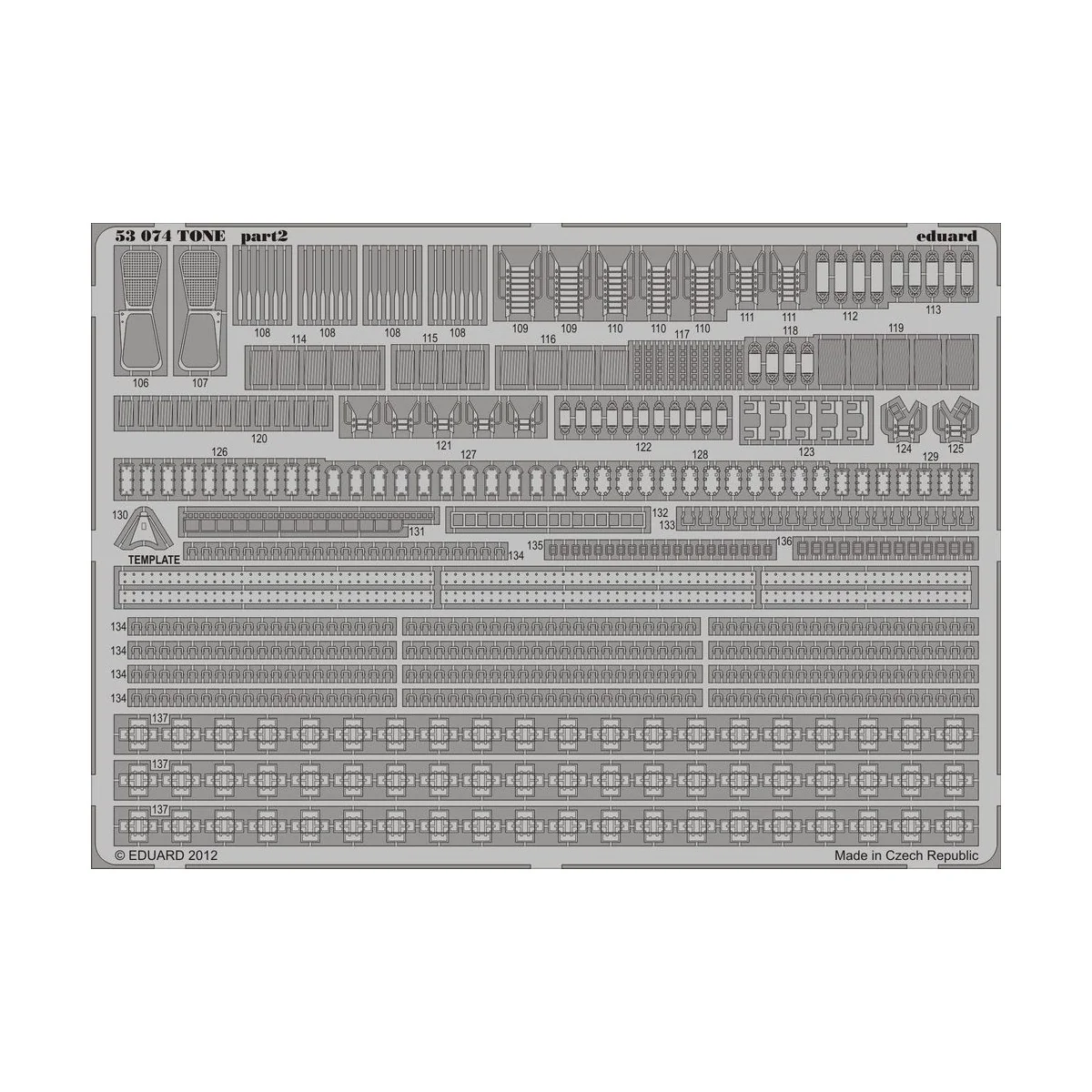TONE for Tamiya, 1/350 - Eduard Accessories 53074