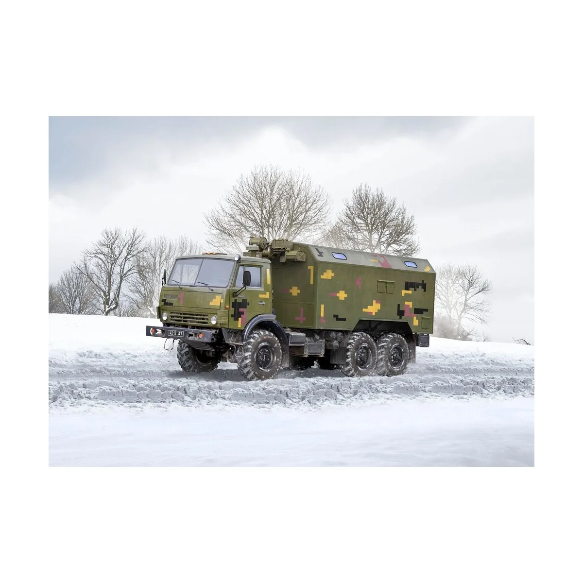 KAMAZ-4310, Ukrainian Military Box Truck, 1/35 - ICM 35004