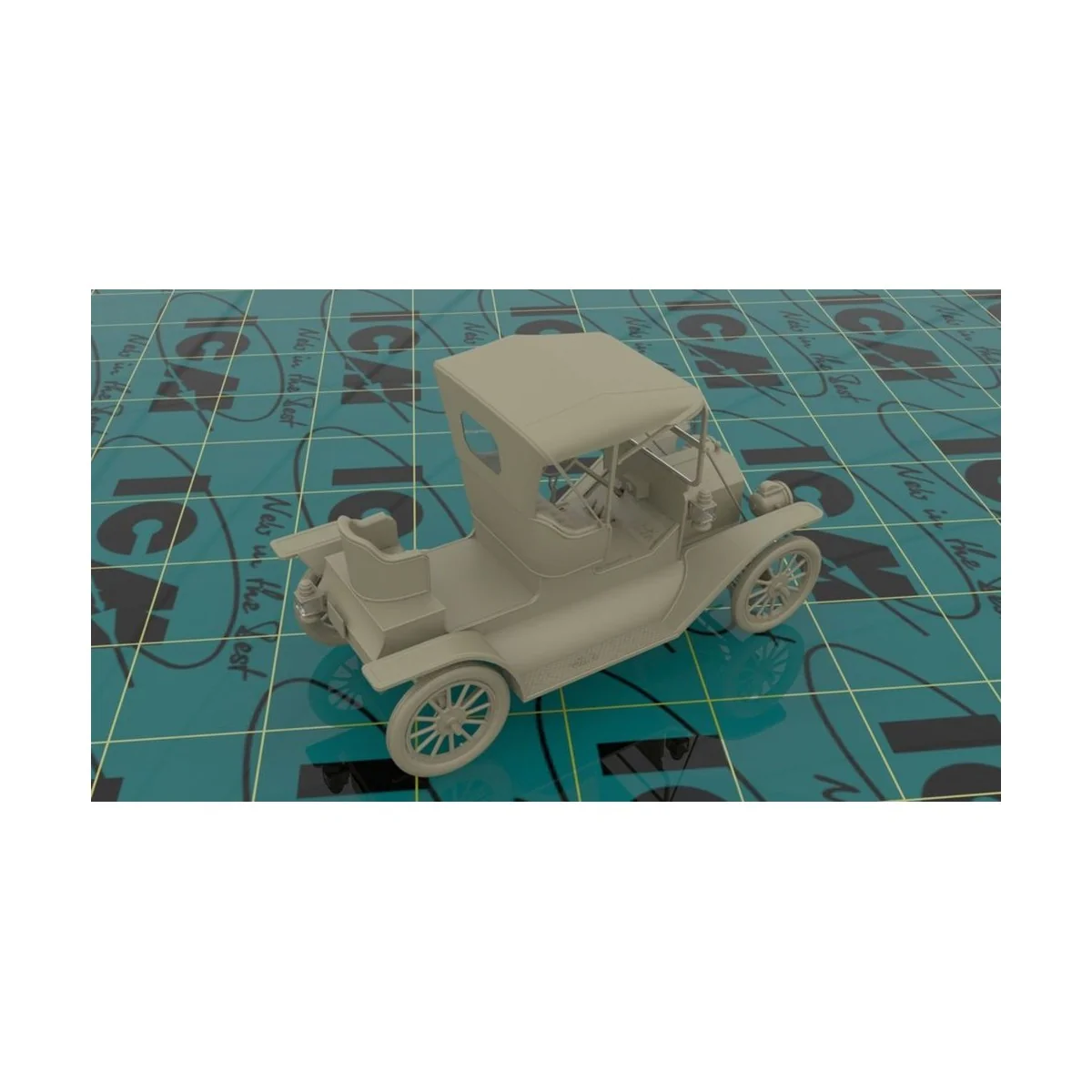Model T 1912 Commercial Roadster, America Car, 1/24 - ICM 24016