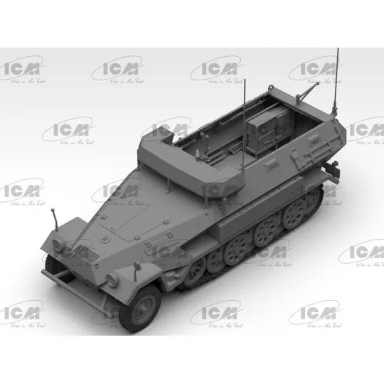 'Beobachtungspanzerwagen' Sd.Kfz.251/18 Ausf.A, WWII German Observa...