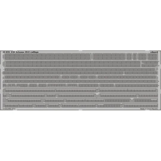 USS Arizona 1941 railings 1/350 for HB - Eduard Accessories 53078