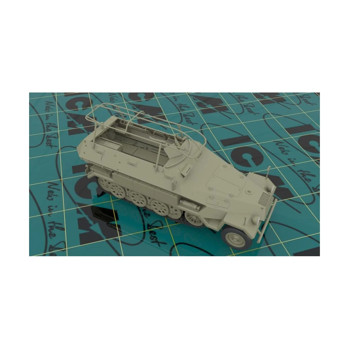 Sd.Kfz.251/6 Ausf.A with Crew, Limited, 1/35 - ICM 35104