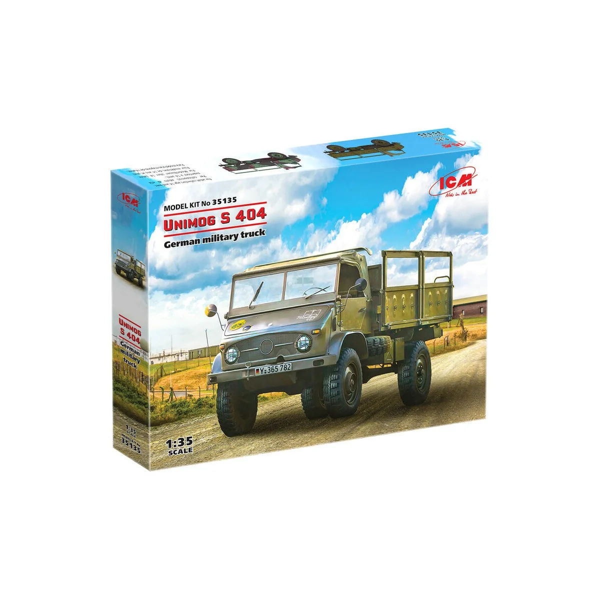 Unimog S 404, German military truck, 1/35 - ICM 35135