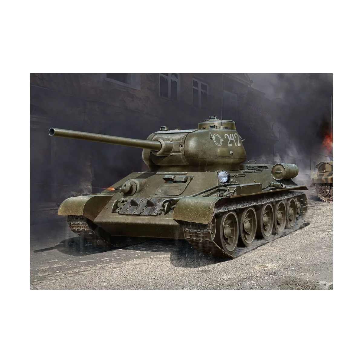 T-34-85, WWII Soviet Medium Tank, 1/35 - ICM 35367