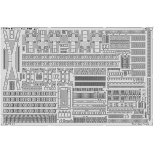 Prince of Wales for Tamiya, 1/350 - Eduard Accessories 53079