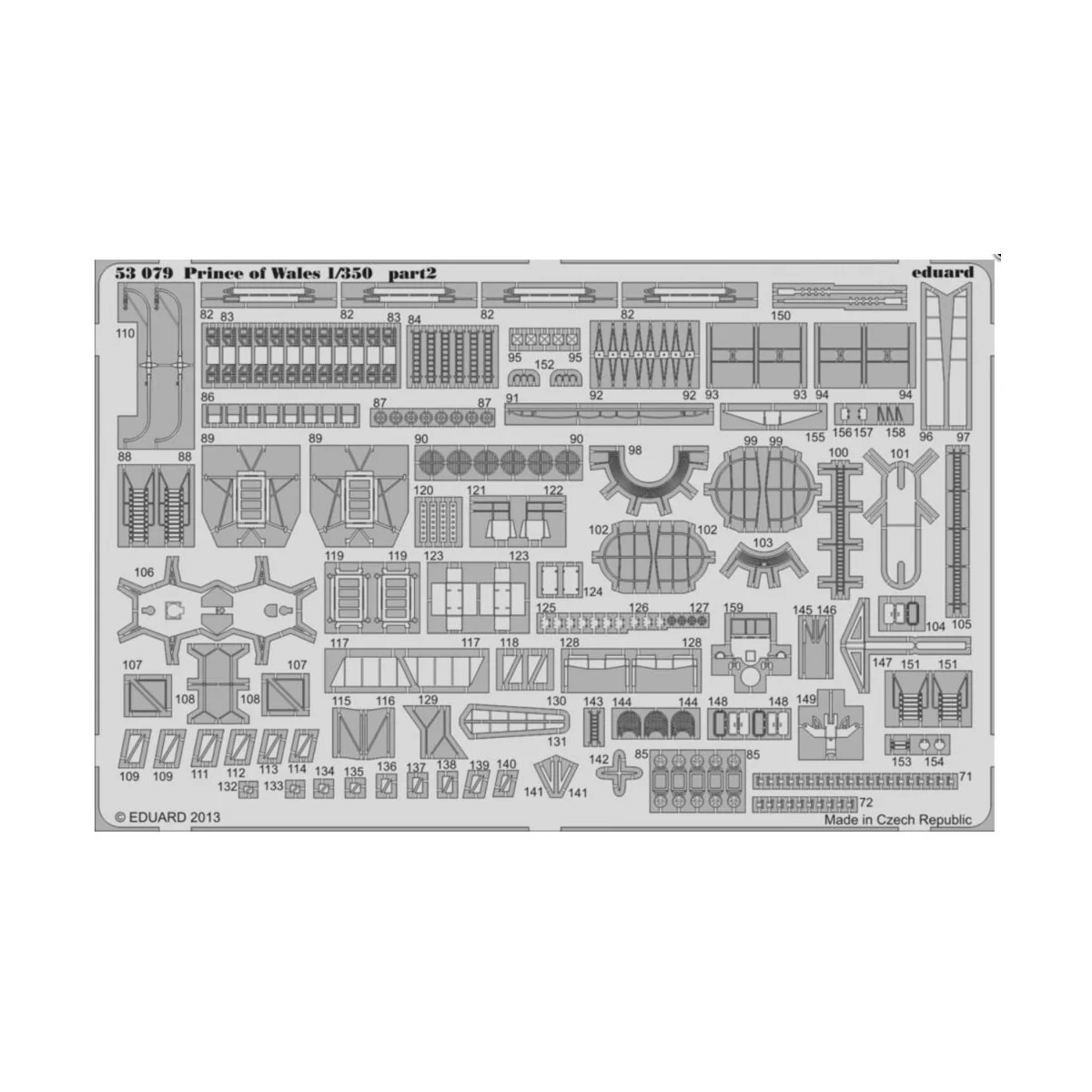 Prince of Wales for Tamiya, 1/350 - Eduard Accessories 53079