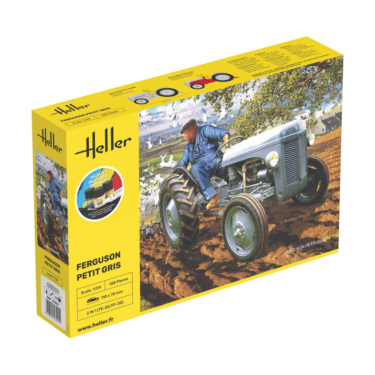 STARTER KIT Ferguson Petit Gris, 1/24 - Heller 57401