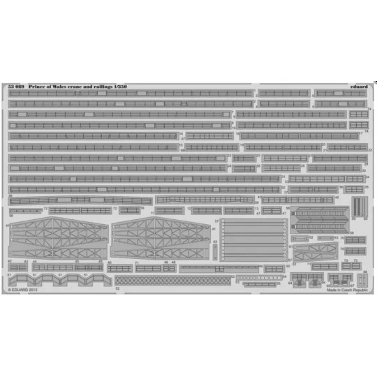 Prince of Wales crans a. railings f. Ta., 1/350 - Eduard Accessorie... Prince of Wales crans a. railings f. Ta., 1/350 - Eduard Accessorie...