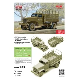G7107, WWII Army Truck (100% new molds), 1/35 - ICM 35593 2
