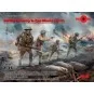 British Infantry in Gas Masks(1917)4 Figu, 1/35 - ICM 35703