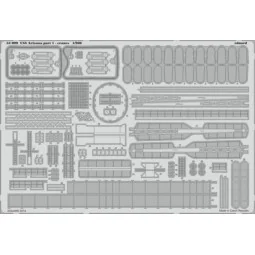 USS Arizona part 1-cranes for Trumpeter, 1/200 - Eduard Accessories...