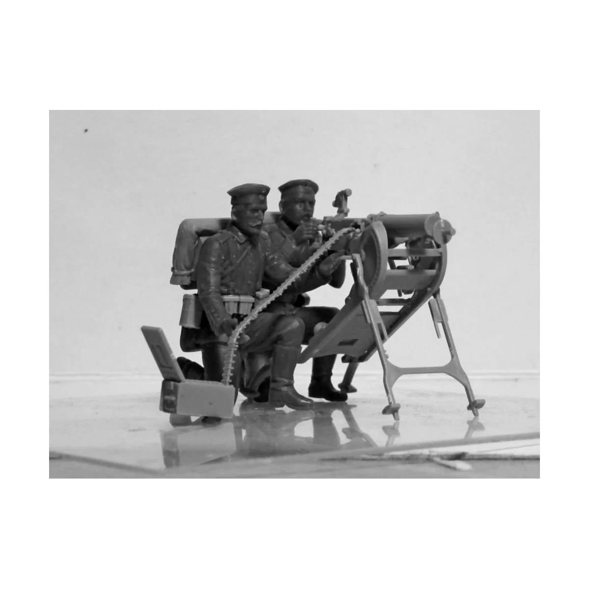 WWI German MG08 MG Team (2 figures), 1/35 - ICM 35711