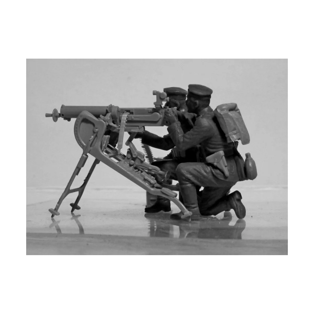 WWI German MG08 MG Team (2 figures), 1/35 - ICM 35711