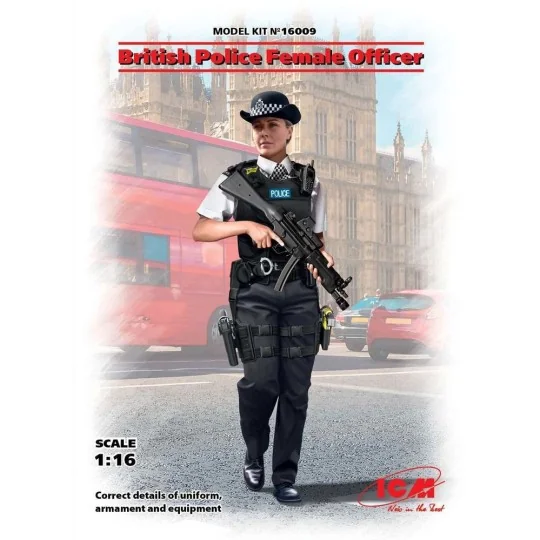 British Police Female Officer, 1/16 - ICM 16009