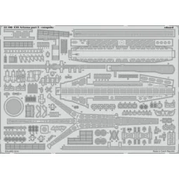 USS Arizona part 2-catapults for Trumpet - Eduard Accessories 53100