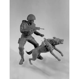 IDF K-9 Unitz "OKETZ" with dog, 1/16 - ICM 16102 2