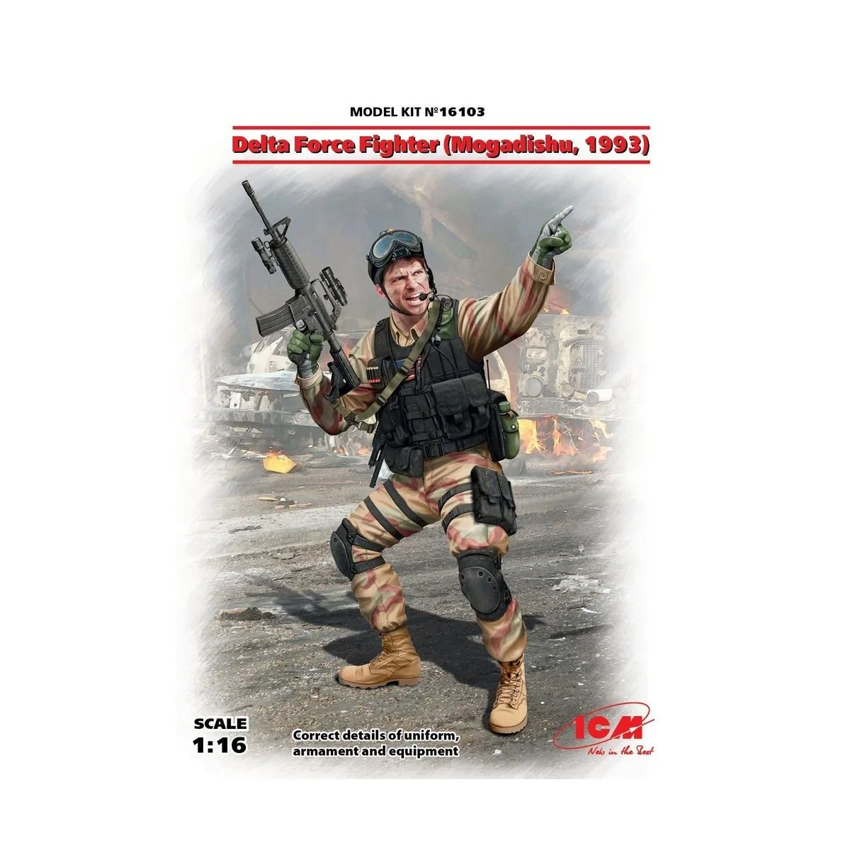 Delta Force Fighter (Mogadishu, 1993), 1/16 - ICM 16103