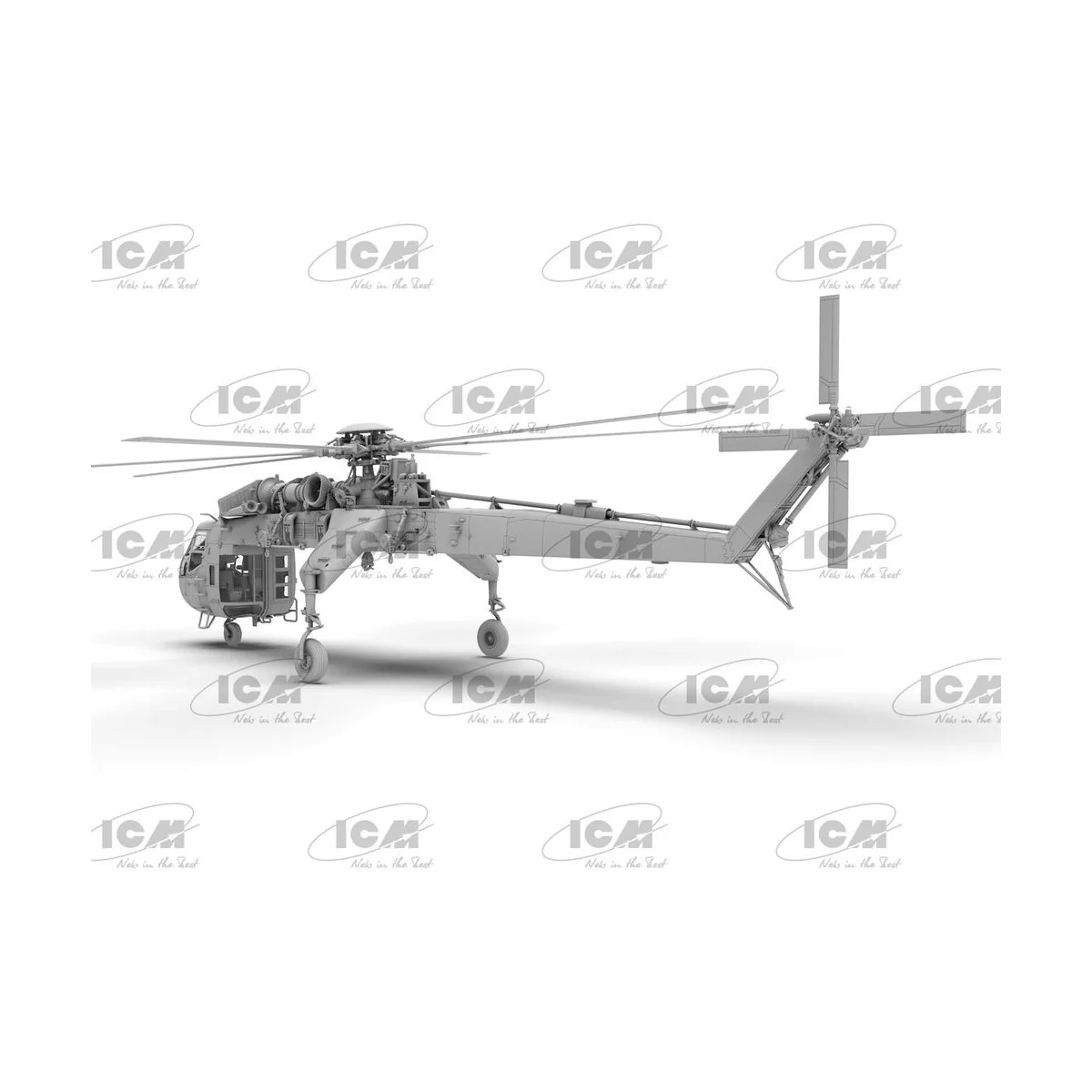 Sikorsky CH-54A Tarhe, US Heavy Helicopter (100% new moulds), 1/72 ...