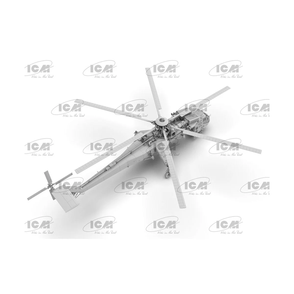 Sikorsky CH-54A Tarhe, US Heavy Helicopter (100% new moulds), 1/72 ...