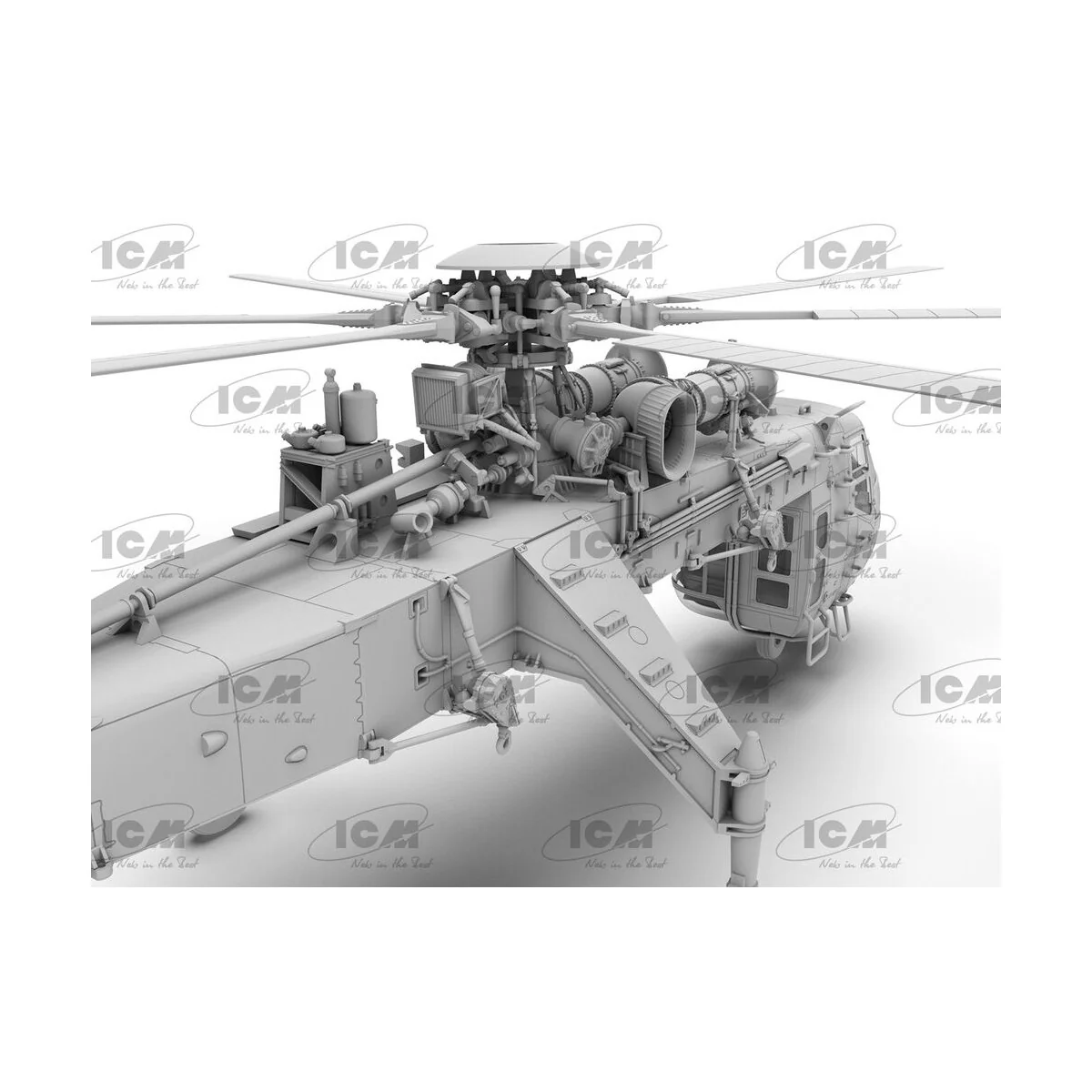 Sikorsky CH-54A Tarhe, US Heavy Helicopter (100% new moulds), 1/72 ...