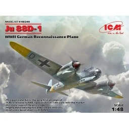 Ju 88D-1, WWII German ReconnaissancePlane, 1/48 - ICM 48240