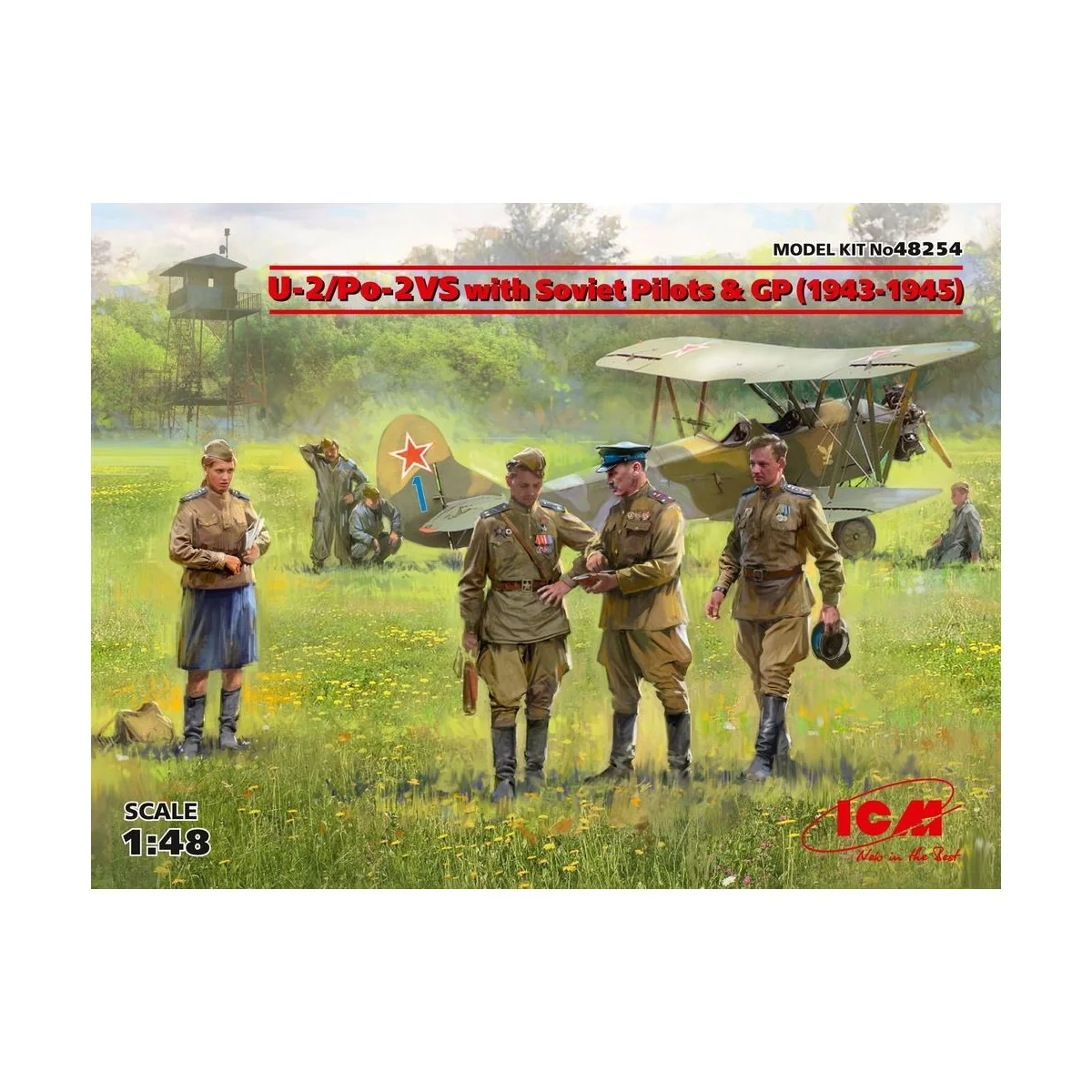 U-2/Po-2VS with Soviet Pilots & GP (1943 -1945) Limited, 1/48 - ICM...