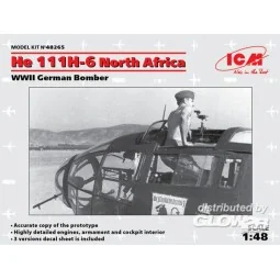 He 111H-6 North Africa, WWII German Bombe Limited, 1/48 - ICM 48265 2