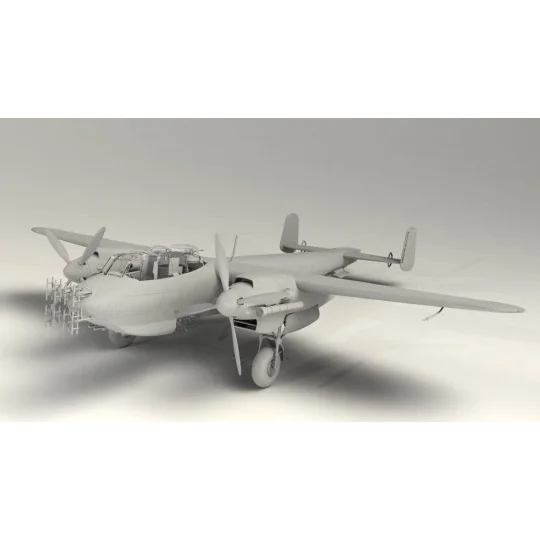 Do 217N-1, WWII German Night Fighter (100% new molds), 1/48 - ICM 4...