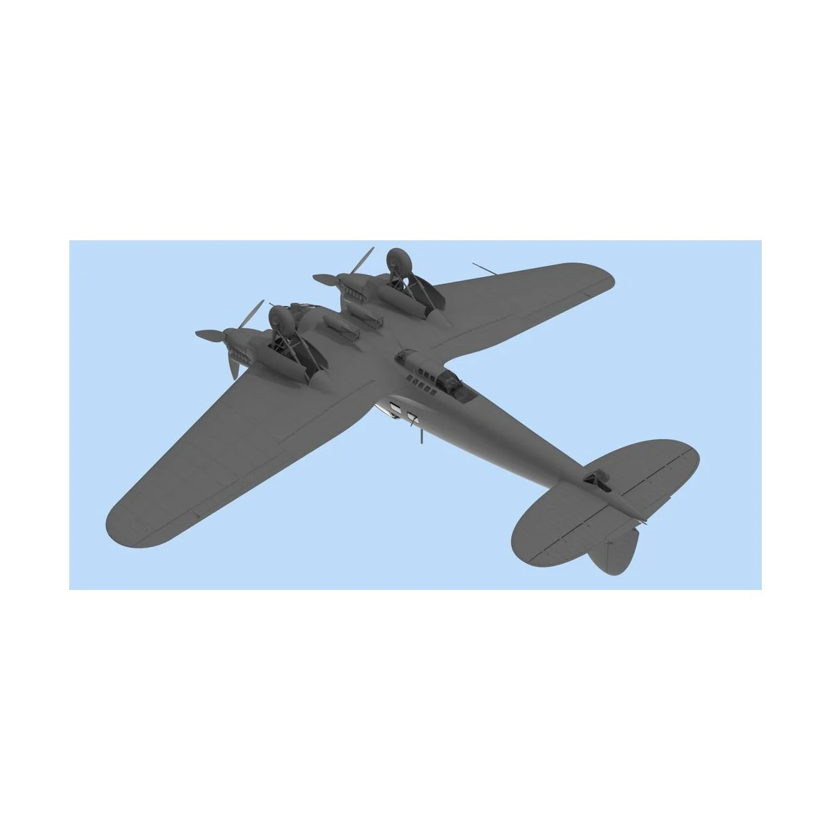 He 111H-6 North Africa, WWII German Bombe Limited, 1/48 - ICM 48265