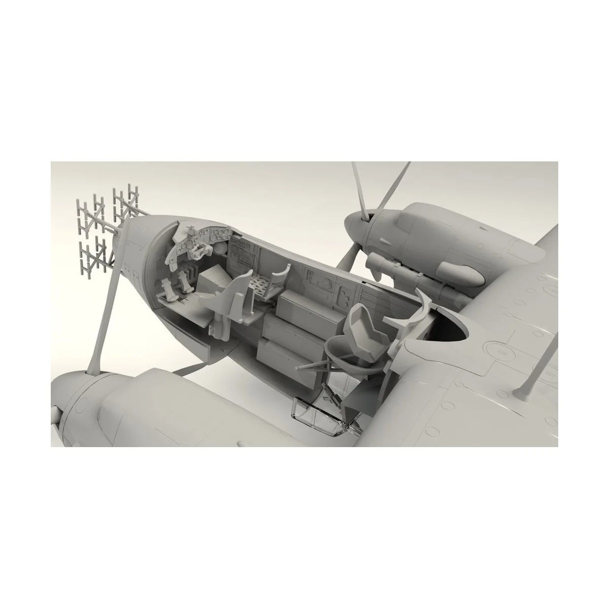 Do 217N-1, WWII German Night Fighter (100% new molds), 1/48 - ICM 4...